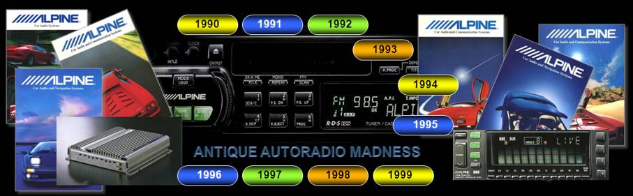 ALPINE car stereo 90s
