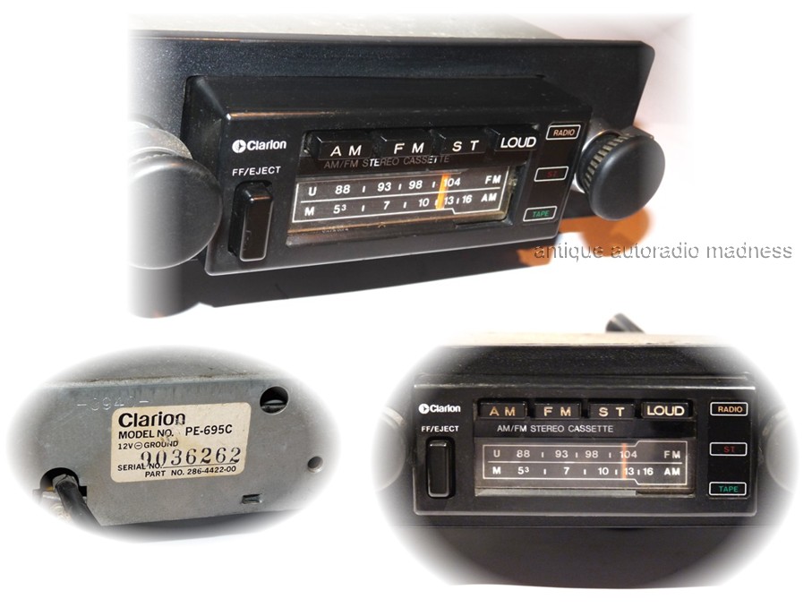 Classic autoradio Clarion 1977
